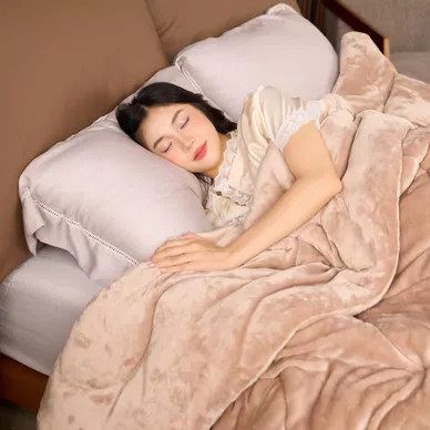 Chăn đông nhung tuyết giữ ấm Amando Warm Flannel (SS25) - Ảnh 18