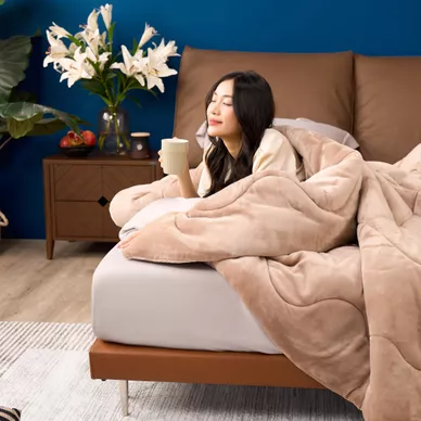 Chăn đông nhung tuyết giữ ấm Amando Warm Flannel (SS25) - Ảnh 17