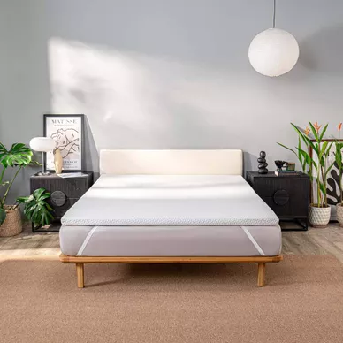 Topper memory foam nâng đỡ êm ái Comfy Noah - Ảnh 2