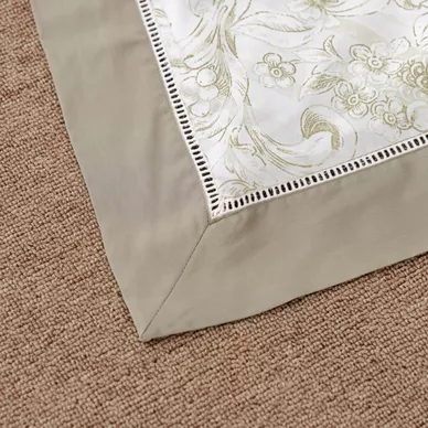 Bộ chăn ga chun sợi gỗ thiên nhiên Amando Jamila 5 chi tiết LC006 - Ảnh 11