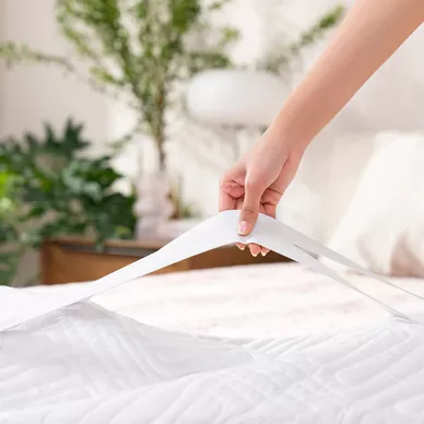 Bộ chăn ga phủ chần Lụa Tencel cao cấp Amando Élan 5 chi tiết TC002 - Ảnh 5