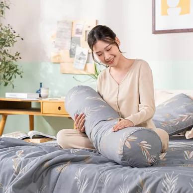 Bộ Ga chun microfiber Amando Ellie họa tiết 4 chi tiết M05 - Ảnh 9