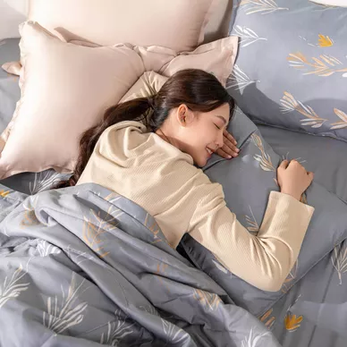 Bộ Ga chun microfiber Amando Ellie họa tiết 4 chi tiết M05 - Ảnh 10