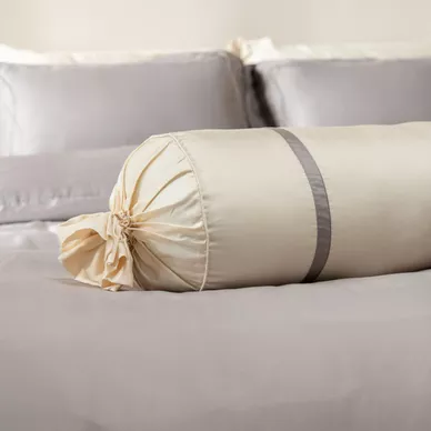Bộ Chăn ga lụa tencel cao cấp Amando Soulmate 7 chi tiết màu Xám - Ảnh 6