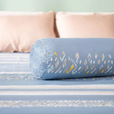 Bộ Ga chun microfiber Amando Ellie họa tiết 5 chi tiết M02 - Ảnh 8