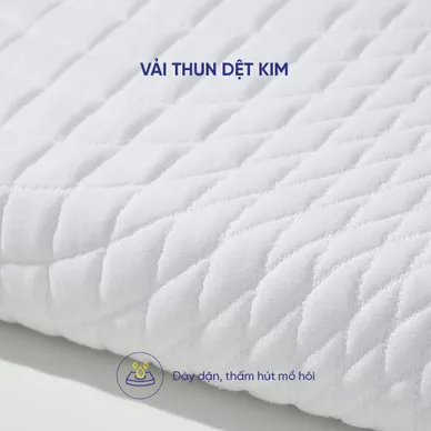 Gối foam Goodnight Nori 1.0 lượn sóng nâng đỡ cổ vai gáy - Ảnh 7
