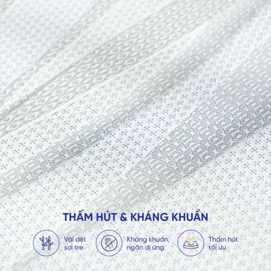 Nệm cao su thiên nhiên Gummi Premium detox giấc ngủ dày 10cm - Ảnh 7