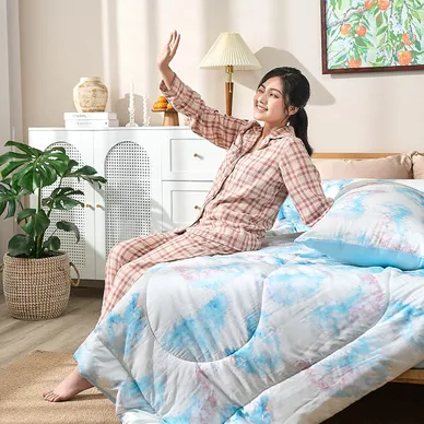 Bộ Ga chun sợi gỗ thiên nhiên Amando Aleena 5 chi tiết - Ảnh 12