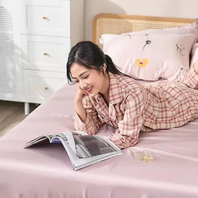 Bộ Ga chun sợi gỗ thiên nhiên Amando Aleena 5 chi tiết - Ảnh 18