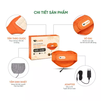 Iyashi Đai chườm thảo dược cổ gáy - Ảnh 7