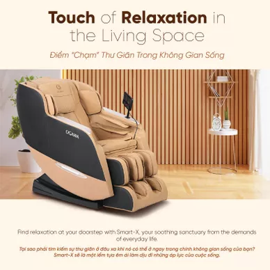 Ghế massage Ogawa Smart-X xoa dịu nhức mỏi, trải nghiệm thư giãn toàn diện - Ảnh 3