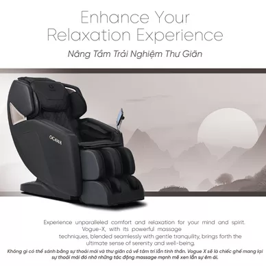 Ghế massage Ogawa Vogue-X giảm đau nhức cơ bắp, giải phóng các điểm căng cơ - Ảnh 3
