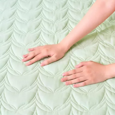 Bộ chăn ga phủ sợi gỗ thiên nhiên Amando Jamila 5 chi tiết LC007 - Ảnh 11