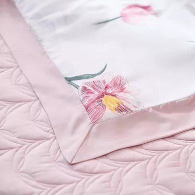 Bộ chăn ga phủ sợi gỗ thiên nhiên Amando Jamila 5 chi tiết LC008 - Ảnh 8