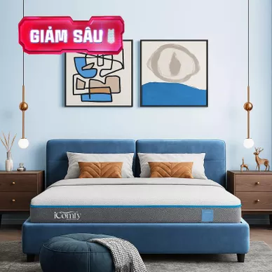 Nệm foam iComfy Coolax massage thoáng mát dày 15cm (BST Ngủ Mát) - Ảnh 2