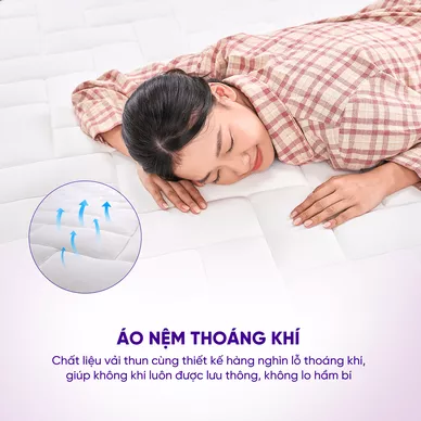 Nệm lò xo Goodnight SleepWave Hybrid (Sleep Wave 4.0) giảm tiếng ồn dày 20cm - Ảnh 6