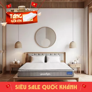 Nệm lò xo Goodnight SleepWave Hybrid (Sleep Wave 4.0) giảm tiếng ồn dày 20cm - Ảnh 2