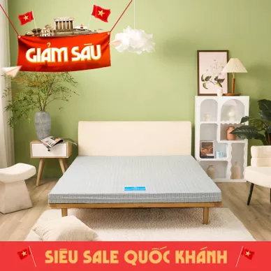 Nệm bông ép Wonjun Pure & Fresh dày 5/9cm gấp 3 - Ảnh 2