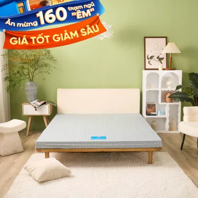 Nệm bông ép Wonjun Pure & Fresh dày 5/9cm gấp 3 - Ảnh 2