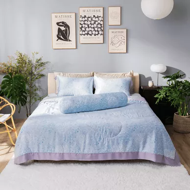 Bộ ga chun Lụa tencel cao cấp Amando Bliss 4 chi tiết mã TC006 - Ảnh 4