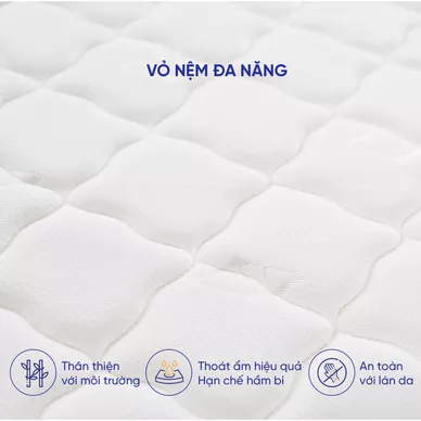Nệm lò xo Dream Spring cách ly chuyển động dày 25cm - Ảnh 7