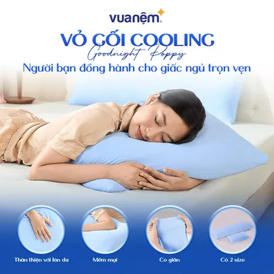 Vỏ gối thun lạnh Goodnight Poppy - Ảnh 4