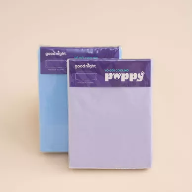 Vỏ gối thun lạnh Goodnight Poppy - Ảnh 7