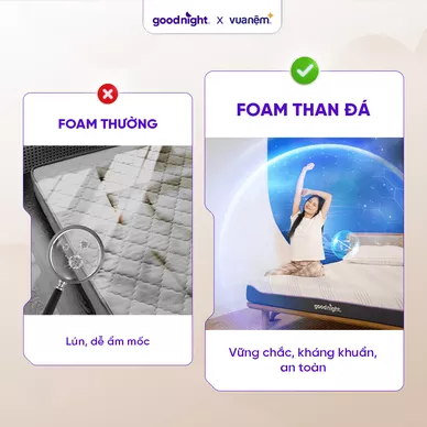 Nệm foam công nghệ Đức Goodnight Active Hybrid dày 20cm - Ảnh 17