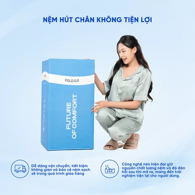 Nệm foam iComfy Fold 3.0 gấp 3 dày 10cm - Ảnh 10