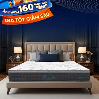 [Mới - Độc quyền] Nệm lò xo túi độc lập 3 vùng Dunlopillo de.Stress Powerful - Ảnh 2