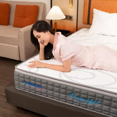 [Mới - Độc quyền] Nệm lò xo túi độc lập 3 vùng Dunlopillo de.Stress Powerful - Ảnh 17