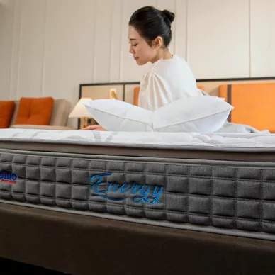 [Mới - Độc quyền] Nệm lò xo song song công nghệ cách ly chuyển động Dunlopillo de.Stress Energy - Ảnh 18