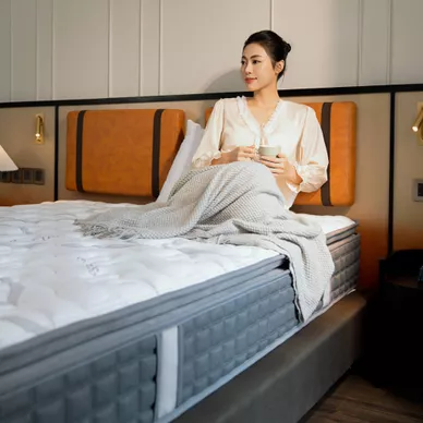 [Mới - Độc quyền] Nệm lò xo song song công nghệ cách ly chuyển động Dunlopillo de.Stress Energy - Ảnh 19