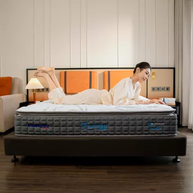 [Mới - Độc quyền] Nệm lò xo song song công nghệ cách ly chuyển động Dunlopillo de.Stress Energy - Ảnh 21
