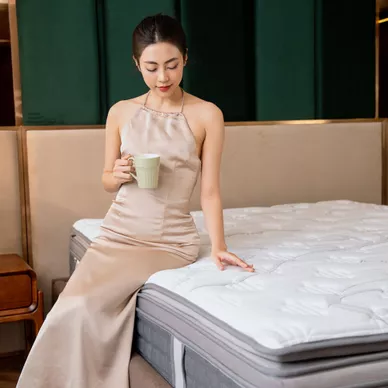[Mới - Độc quyền] Nệm lò xo độc lập phân 5 vùng nâng đỡ chuyên sâu Dunlopillo de.Stress Release - Ảnh 20