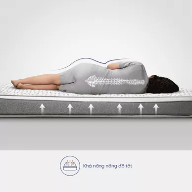 Nệm foam tổng hợp Kim Cương Erica Smart Tech dày 15cm - Ảnh 3