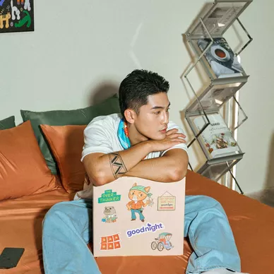 Hộp quà Goodnight Box phiên bản linh vật: Bộ ga chun cao cấp tencel Goodnight Airsilk 20cm - Ảnh 15