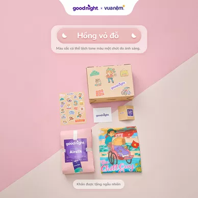 Hộp quà Goodnight Box phiên bản linh vật: Bộ ga chun cao cấp tencel Goodnight Airsilk 20cm - Ảnh 22