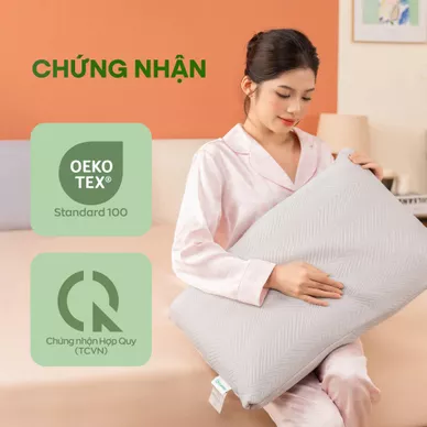 Gối cao su thiên nhiên Gummi Ovalux - Ảnh 9