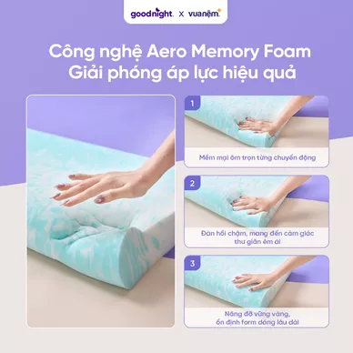 Gối foam công thái học cao cấp Goodnight Nori 2.0 - Ảnh 6