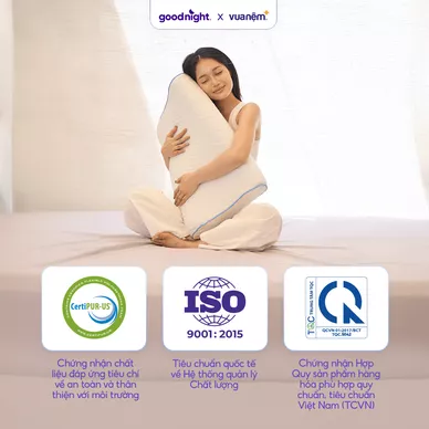 Gối foam công thái học cao cấp Goodnight Nori 2.0 - Ảnh 9
