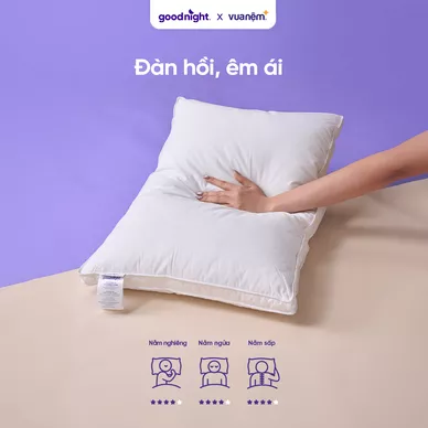 Gối lông vũ tự nhiên Goodnight Flow - Ảnh 6