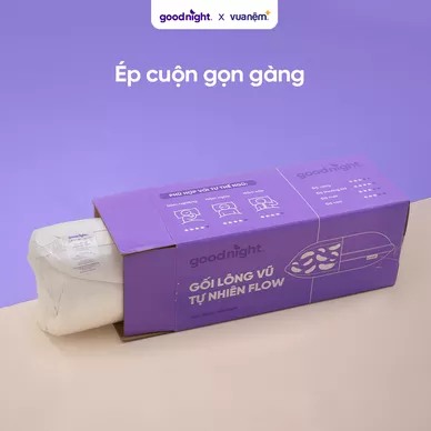 Gối lông vũ tự nhiên Goodnight Flow - Ảnh 8