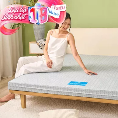 Nệm bông ép Wonjun Pure & Fresh dày 5/9cm gấp 3 - Thumbnail