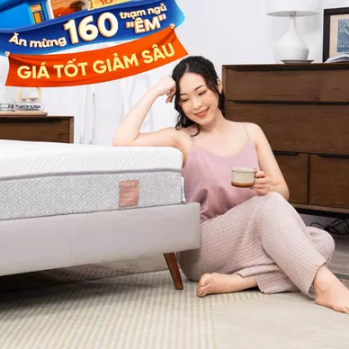 Nệm foam làm mát, kháng khuẩn nâng đỡ 5 vùng Comfy Lux 1.0 - Thumbnail