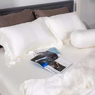 Bộ chăn ga Lụa tencel cao cấp Amando Lagom 5 chi tiết - Thumbnail