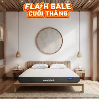 Nệm foam Goodnight Massage 2.0 (Hachi) giảm áp lực dày 15cm - Thumbnail