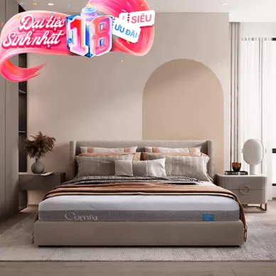Nệm foam Comfy Cloud 3.0 cân bằng trọng lực dày 18cm - Thumbnail