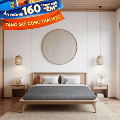 Nệm foam Goodnight Core (Akita) gấp 3 dày 8cm - Thumbnail