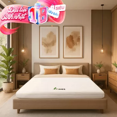 Nệm cao su Gummi 7zones nhập khẩu dày 12cm - Thumbnail